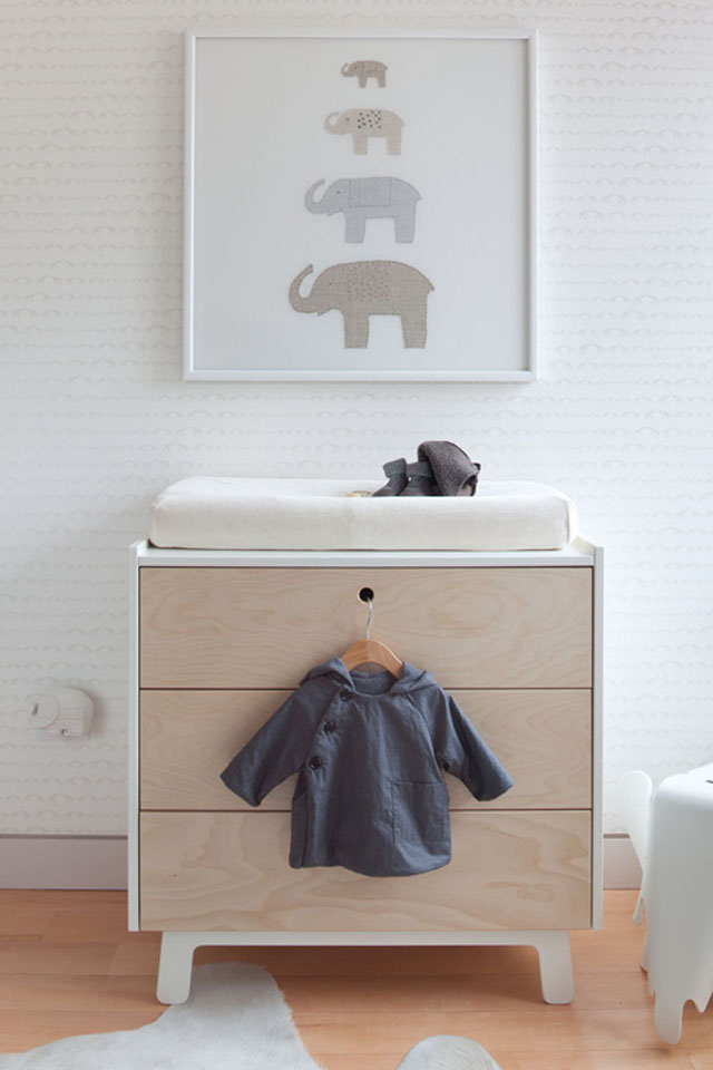 Dormitorio de bebé en colores neutros - Neutral colors baby's room_02